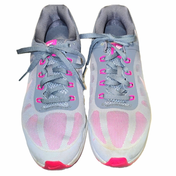 Women's Nike Air Max Dynasty 2 Running Shoes (Grey/Pink - Size 8) - Picture 4 of 9